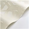 Casadeco|Modern white wallpaper with abstract beige spirals|Modern