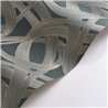 Casadeco|Moderne Tapete in Blau und Grau mit Spiralen und abstrakten Mustern|Tapeten
