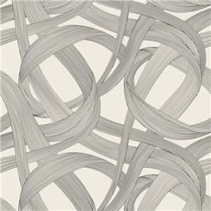 Khroma|Art-Déco-Tapete mit grauen und braunen Würfeln|Tapeten