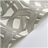 Casadeco|Papier peint salon moderne avec spirales style abstrait beige et noir|Moderne