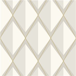 Casadeco|Blue rhombus wallpaper in geometric English style|Rhombus