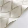 Casadeco|White and gold rhombus wallpaper with a modern 3D effect|Rhombus