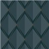 Casadeco|Papier peint losanges bleus style anglais géométrique|Losanges