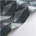 Casadeco|Blue rhombus wallpaper in geometric English style|Rhombus