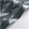 Casadeco|Blue rhombus wallpaper in geometric English style|Rhombus