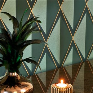 Papeldecor|African landscape toile de Jouy style wallpaper with textile effect|Wallpaper 2