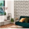 Casadeco|Moderne Wohnzimmer-Tapete mit abstrakten Spiralen in Beige und Schwarz|Modern