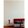 Grandeco|Papier peint géométrique hexagones 3D blanc et or|Effet 3D