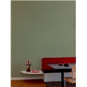 Grandeco|Geometric hexagons 3D green and gold wallpaper|3D Effect