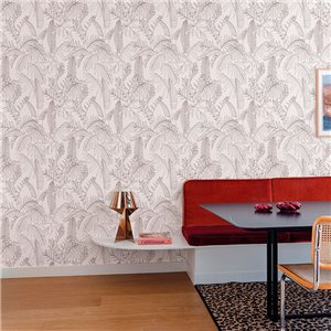 Grandeco|Zeitloses Meereskoral Rot Tapete|Tropische 2
