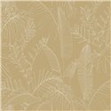 Grandeco|Tropical minimalist leaf floral wallpaper|Wallpaper