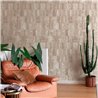 Grandeco|Abstract geometric brown wallpaper|Contemporary
