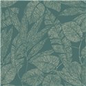 Grandeco|Floraler Druck von Blättern Grün Tapete|Tapeten