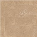 Grandeco|Raised curved patterns brown wallpaper|Wallpaper