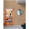 Grandeco|Raised curved patterns brown wallpaper|Wallpaper