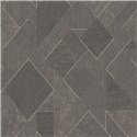 Grandeco|Geometric rhombus and rectangles black wallpaper|Wallpaper