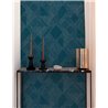 Grandeco|Geometric rhombus and rectangles black wallpaper|Wallpaper