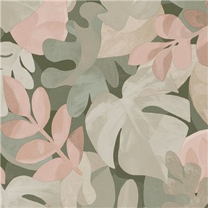 Casamance|Unifarbene Tapete braun Textileffekt matt|Tapeten