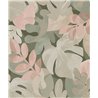 Grandeco|Floral monstera and ficus leaves taupe wallpaper|Wallpaper