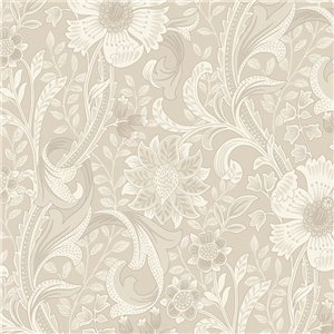 Borastapeter|Tapete romantisch vintage floral grün beige|Romantisch