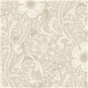 Grandeco|Vintage floral beige wallpaper|Romantic
