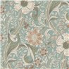 Grandeco|Papier peint floral vintage bleu|Romantique