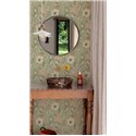 Grandeco|Vintage floral green wallpaper|Wallpaper