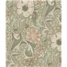Grandeco|Papier peint floral vintage vert|Papier Peint
