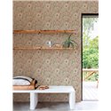 Grandeco|Vintage floral taupe wallpaper|Wallpaper