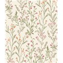 Grandeco|Romantische kleine Blumen Sandbeige Tapete|Romantisch