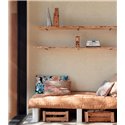 Grandeco|Moderne ethnische Kreise Hellbeige Tapete|Tapeten