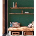 Grandeco|Modern ethnic circles green and gold wallpaper|Wallpaper