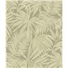Grandeco|Green palm leaves tropical color wallpaper|Tropical