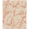 Grandeco|Papel pintado hojas de palmera color ocre tropical|Tropical