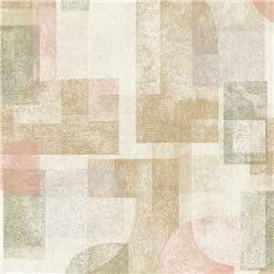 Casadeco|Papier peint floral moderne à grandes feuilles blanches et bordeaux|Moderne