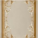 Grandeco|Barocke Paneele Grau-Gold Tapete|Tapeten