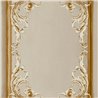 Grandeco|Barocke Paneele Grau-Gold Tapete|Tapeten