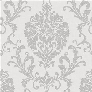 Marburg|Papier Peint fleurs blanches et roses avec baies|Papier Peint