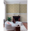 Grandeco|Boho-style green floral wallpaper|Floral