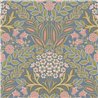 Grandeco|Boho-style blue floral wallpaper|Floral