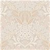Grandeco|Papel pintado floral beige estilo boho|Floral