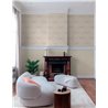 Grandeco|Boho-style beige floral wallpaper|Floral