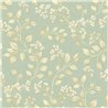 Grandeco|Papier peint romantique : petites fleurs vertes|Floral