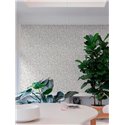 Grandeco|Romantischer Tapeten: kleine weiße Blumen|Blumen
