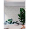 Grandeco|Romantischer Tapeten: kleine weiße Blumen|Blumen