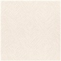 Grandeco|Geometric diamond pattern white wallpaper|Raffia Imitation