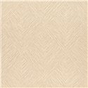 Grandeco|Papier peint motif losange géométrique beige|Imitation Raphia