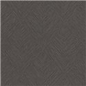 Grandeco|Papier peint motif losange géométrique noir|Imitation Raphia