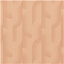 Grandeco|Papel pintado moderno minimalista naranja|Geométrico