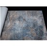 Grandeco|Betonimitation mit blauen Schalen Tapete|Industriell
